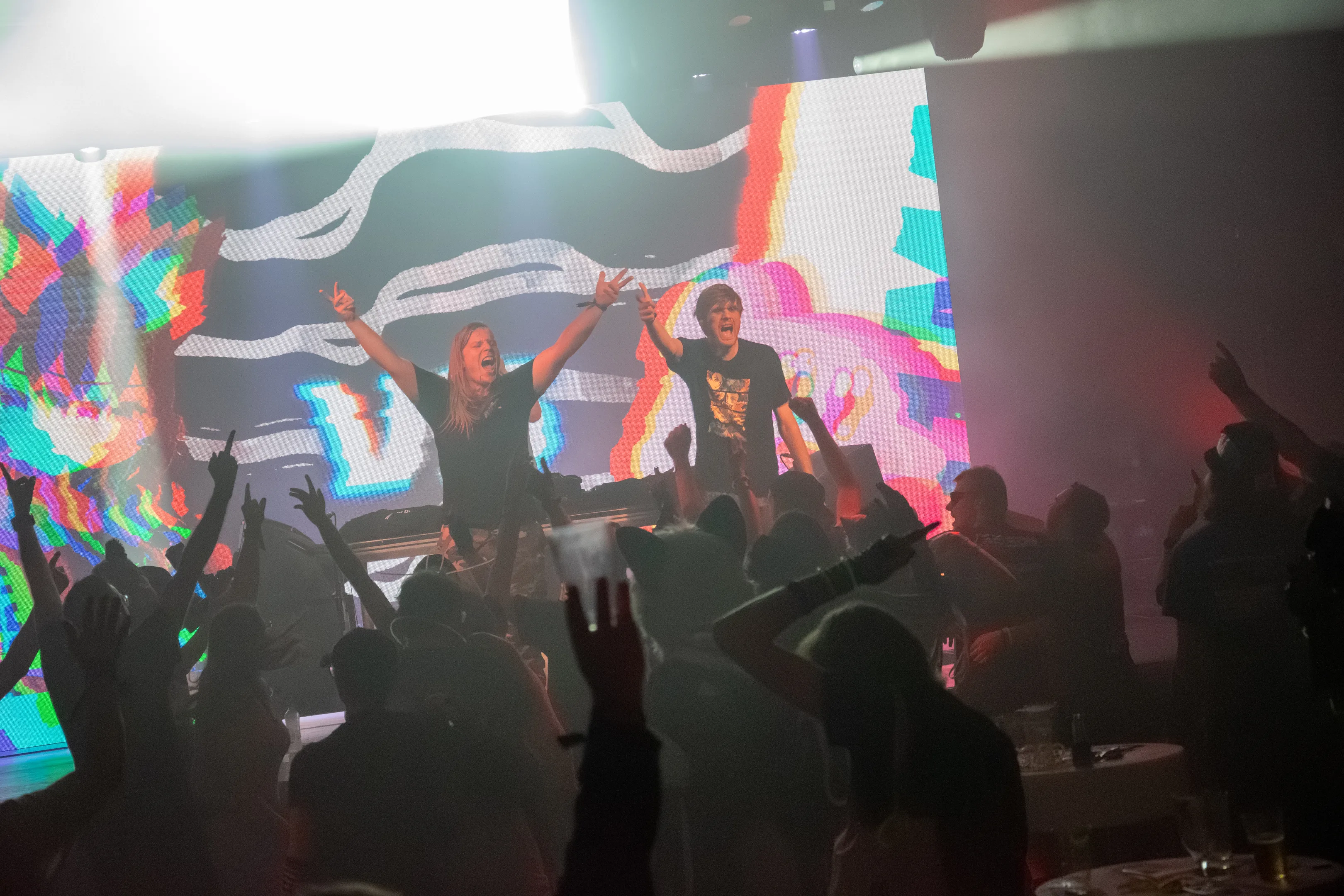 Max Seraph b2b Batz Project - Photo by Nightcore